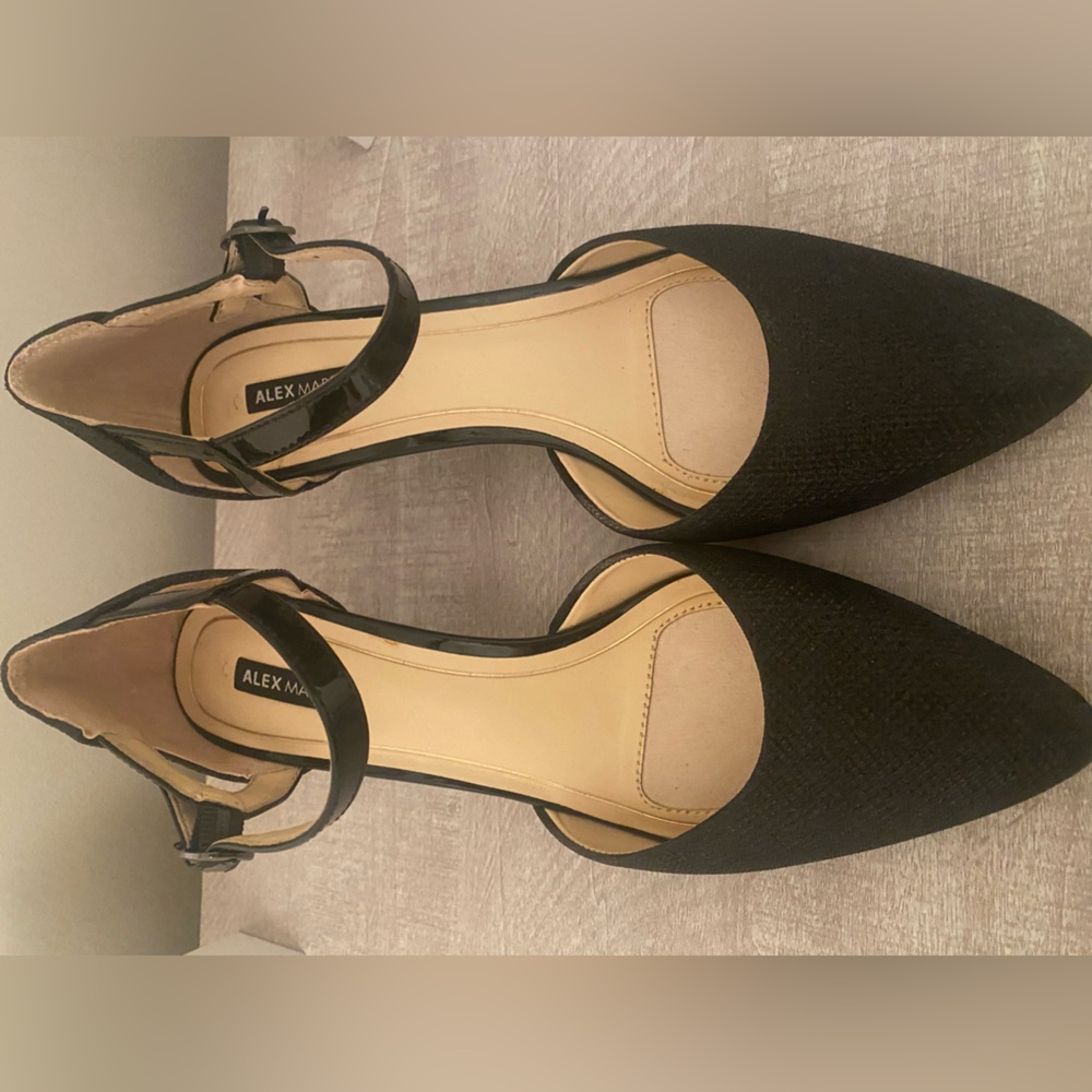 Alex Marie shoes Size 8 1/2  black shimmer